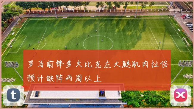 罗马前锋多夫比克左大腿肌肉拉伤预计缺阵两周以上